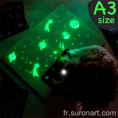 Nouveau tirage fluorescent de lumière magique Freeze